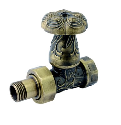 Запорная арматура Carlo Poletti Art Deco Вентиль верхний регулировочный прямой 1/2" (бронза)