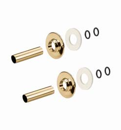 Запорная арматура Carlo Poletti Brass Wood Набор декоративных трубок и розеток 1/2" (латунь)