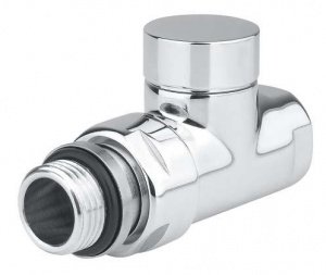 Запорная арматура Carlo Poletti Cylinder Вентиль нижний запорный прямой 1/2" (хром)
