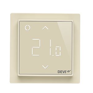 Регулятор температуры пола Devi DEVIreg Smart Wi-Fi бежевый — фото 1