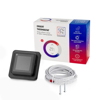 Регулятор температуры пола ERGERT FLOOR CONTROL 360W WI-FI BLACK — фото 4