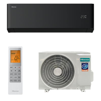 Сплит-система с инверторным управлением Hisense Vibe Pro Carbon DC Inverter AS-13UW4RLCHB00(B) — фото 1