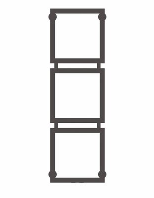 Полотенцесушитель водяной PRIOFORM FORMA TRIO F3-103 100-30 белый — фото 1