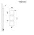 Полотенцесушитель водяной PRIOFORM FORMA TRIO F3-103 100-30 белый — миниатюра 3