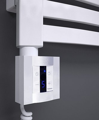Полотенцесушитель электрический PRIOFORM QUADRO EQ1 80-40 белый — фото 5