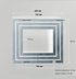 Полотенцесушитель водяной PRIOFORM QUADRO Q2 60-80 хром — миниатюра 2