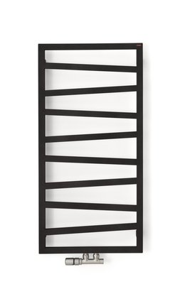 Полотенцесушитель водяной PRIOFORM QUADRO ZIGZAG QZ 1310-500 черный — фото 1