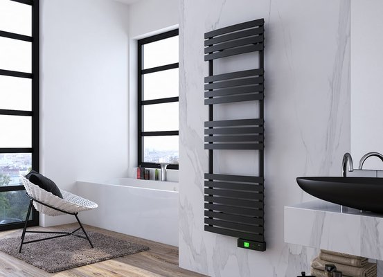 Полотенцесушитель электрический Rointe D Series 060 графитовый DTE060SEB — фото 3