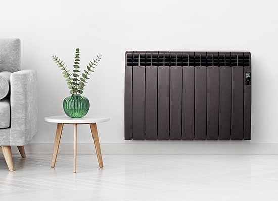 Электрический настенный конвектор Rointe D Series DEB1430RAD черный 10 секций — фото 5