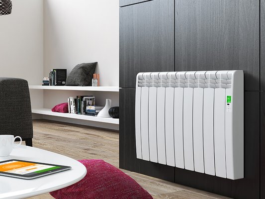 Электрический настенный конвектор Rointe D Series DEW0550RAD белый 4 секции — фото 3