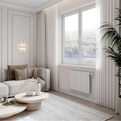 Радиатор биметаллический Royal Thermo Infinity 300 Bianco Traffico - 10 секц. — фото 5
