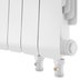 Радиатор биметаллический Royal Thermo Infinity 300 Bianco Traffico VR80 - 10 секц. — миниатюра 5