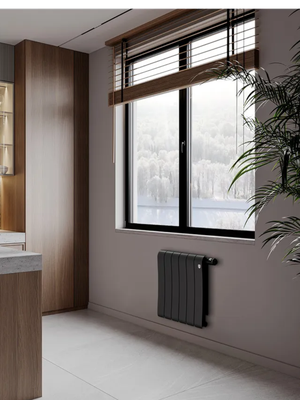 Радиатор биметаллический Royal Thermo Infinity 300 Noir Sable VR80 - 10 секц. — фото 6