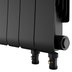 Радиатор биметаллический Royal Thermo Infinity 300 Noir Sable VR80 - 14 секц. — миниатюра 5