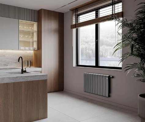 Радиатор биметаллический Royal Thermo Infinity 300 Silver Satin - 10 секц. — фото 5