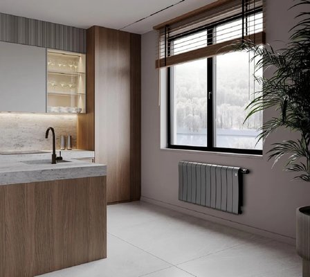 Радиатор биметаллический Royal Thermo Infinity 300 Silver Satin - 12 секц. — фото 5