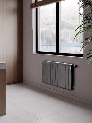 Радиатор биметаллический Royal Thermo Infinity 300 Silver Satin VR80 - 12 секц. — фото 6