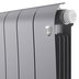 Радиатор биметаллический Royal Thermo Infinity 300 Silver Satin VR80 - 14 секц. — миниатюра 4