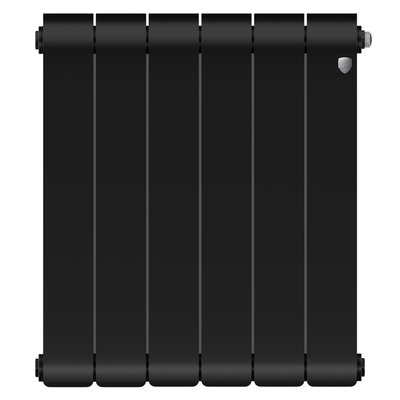 Радиатор биметаллический Royal Thermo Infinity 500 Noir Sable - 6 секц. — фото 2