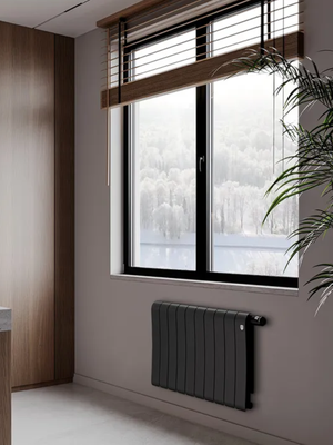 Радиатор биметаллический Royal Thermo Infinity 500 Noir Sable VR80 - 10 секц. — фото 5