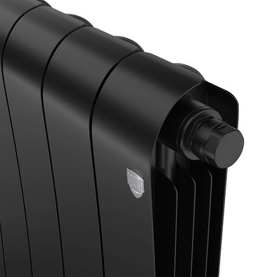 Радиатор биметаллический Royal Thermo Infinity 500 Noir Sable VR80 - 12 секц. — фото 2