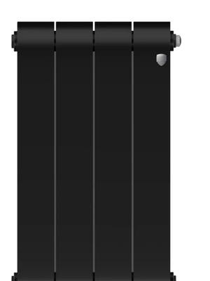 Радиатор биметаллический Royal Thermo Infinity 500 Noir Sable VR80 - 4 секц. — фото 3