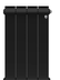 Радиатор биметаллический Royal Thermo Infinity 500 Noir Sable VR80 - 4 секц. — миниатюра 3