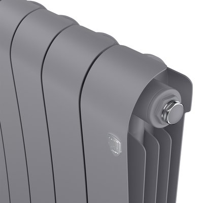 Радиатор биметаллический Royal Thermo Infinity 500 Silver Satin - 4 секц. — фото 4