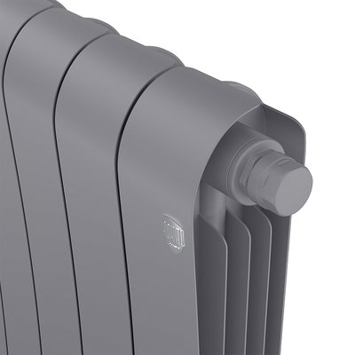 Радиатор биметаллический Royal Thermo Infinity 500 Silver Satin VR80 - 12 секц. — фото 2