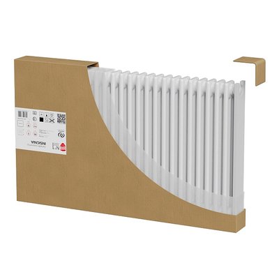 Радиатор стальной трубчатый Royal Thermo Insignia C2180 - 10 секц. RAL9016 — фото 4