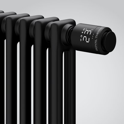 Радиатор стальной трубчатый Royal Thermo Insignia VC2180 - 04 секц. RAL9005m — фото 5