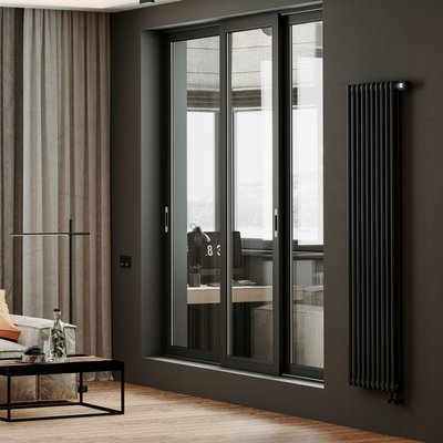Радиатор стальной трубчатый Royal Thermo Insignia VC2180 - 08 секц. RAL9005m — фото 4