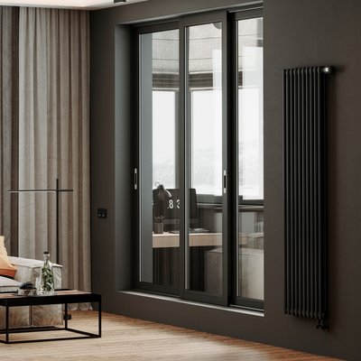 Радиатор стальной трубчатый Royal Thermo Insignia VC2180 - 14 секц. RAL9005m — фото 4