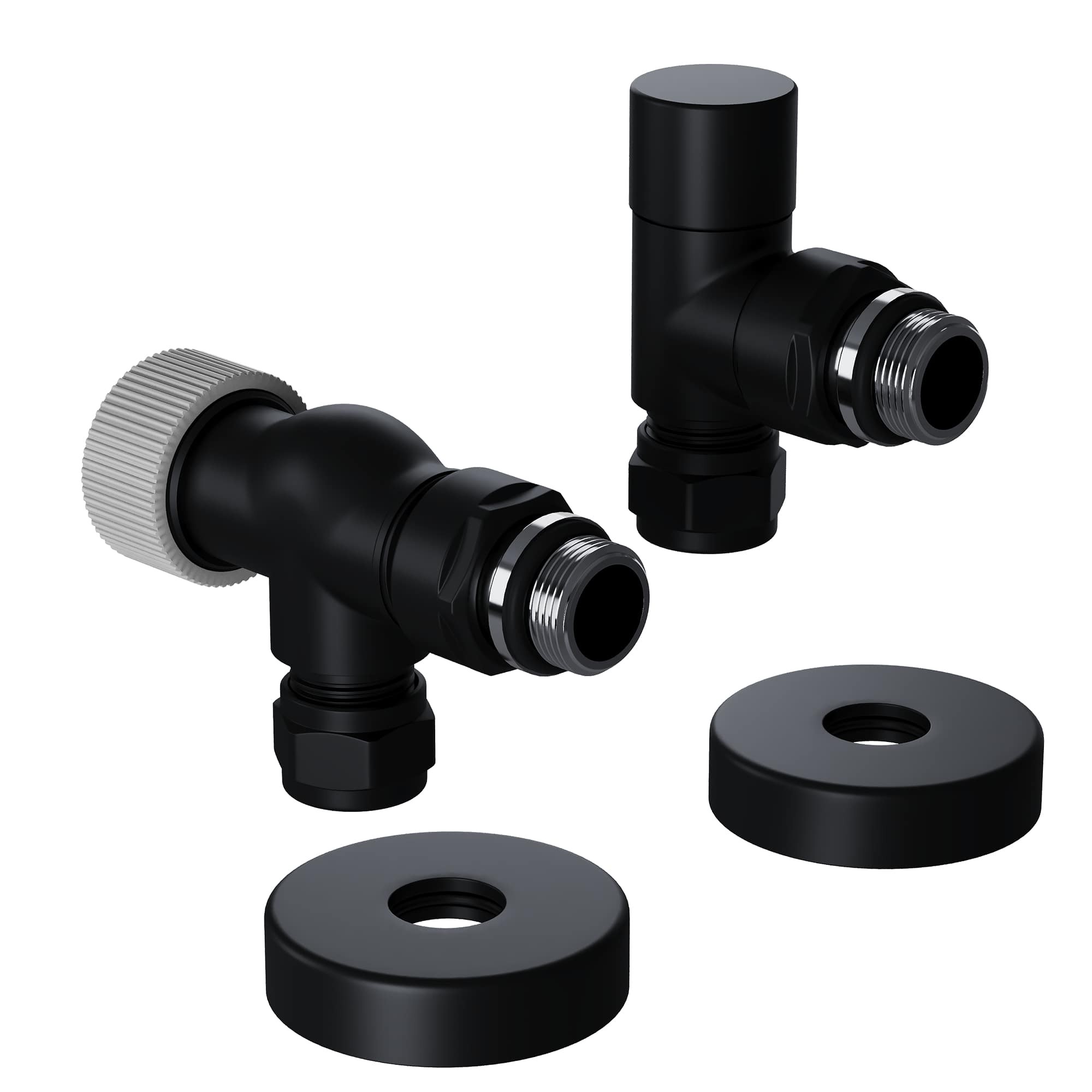 Royal Thermo Набор термостатический осевой Design Pro 15мм М30х1,5 (Черный)