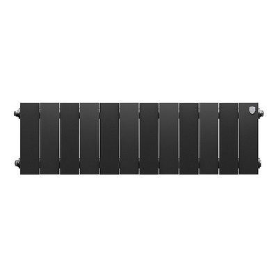 Радиатор биметаллический Royal Thermo PianoForte 200 Чёрный - 12 секц. — фото 2