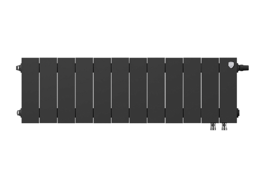 Радиатор биметаллический Royal Thermo PianoForte 200 Чёрный VR80- 12 секц. — фото 2