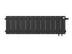 Радиатор биметаллический Royal Thermo PianoForte 200 Чёрный VR80- 12 секц. — миниатюра 2