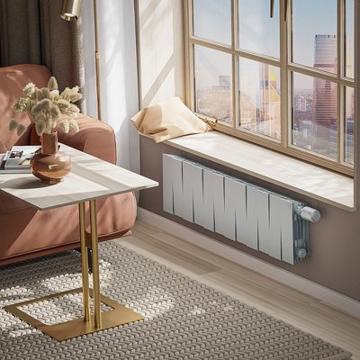 Радиатор биметаллический Royal Thermo PianoForte 200 Серебристый VR80- 12 секц. — фото 5