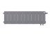 Радиатор биметаллический Royal Thermo PianoForte 200 Серебристый VR80- 12 секц. — миниатюра 2