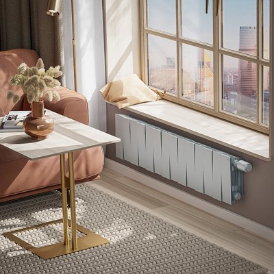 Радиатор биметаллический Royal Thermo PianoForte 200 Серебристый VR80- 14 секц. — фото 5