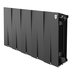 Радиатор биметаллический Royal Thermo PianoForte 300 Чёрный - 10 секц. — миниатюра 1