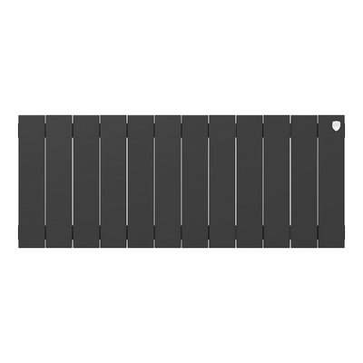 Радиатор биметаллический Royal Thermo PianoForte 300 Чёрный - 12 секц. — фото 2