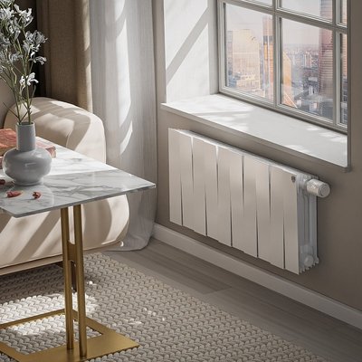 Радиатор биметаллический Royal Thermo PianoForte 300 Белый VR80 - 14 секц. — фото 5
