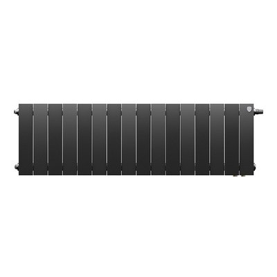 Радиатор биметаллический Royal Thermo PianoForte 300 Чёрный VR80 - 16 секц. — фото 2