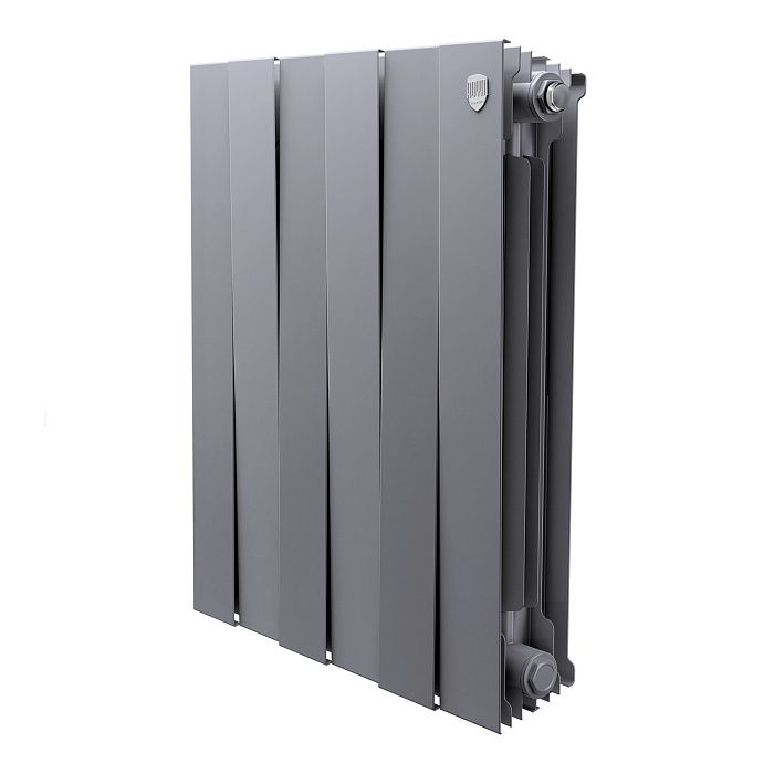 Royal Thermo PianoForte 500 Серебристый - 6 секц.