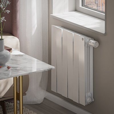 Радиатор биметаллический Royal Thermo PianoForte 500 Белый VR80 - 6 секц. — фото 4