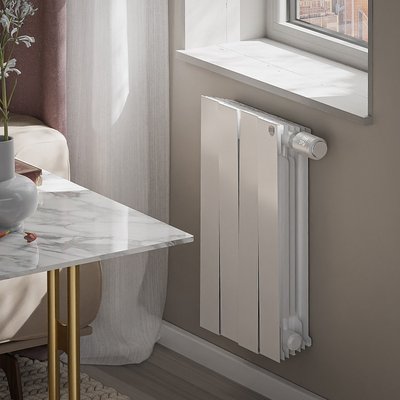 Радиатор биметаллический Royal Thermo PianoForte 500 Белый VR80 - 4 секц. — фото 4
