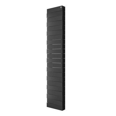 Радиатор биметаллический Royal Thermo PianoForte Tower 300 Noir Sable 22 черный — фото 1