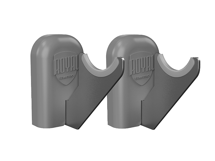 Royal Thermo Регулируемые кронштейны Design 100 серебристые