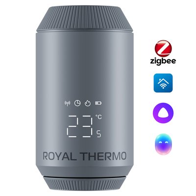 Термоголовка Royal Thermo Smart Heat 2.0 серебристый — фото 1